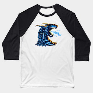 blue dragon head Baseball T-Shirt